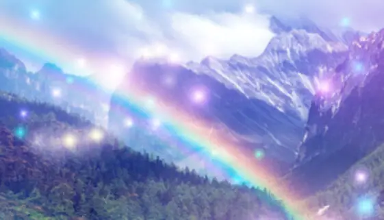 Angel Sign- Rainbows