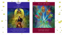 Angel Tarot 2-Card Reading: Ego + 5 of Fire